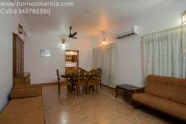 Fully furnished two bhk waterfront apartments at Thevara for Daily Weekly rental