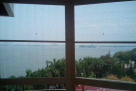 Sea-facing 3-bedroom apartment at Kochi Marine Drive for short-term rental